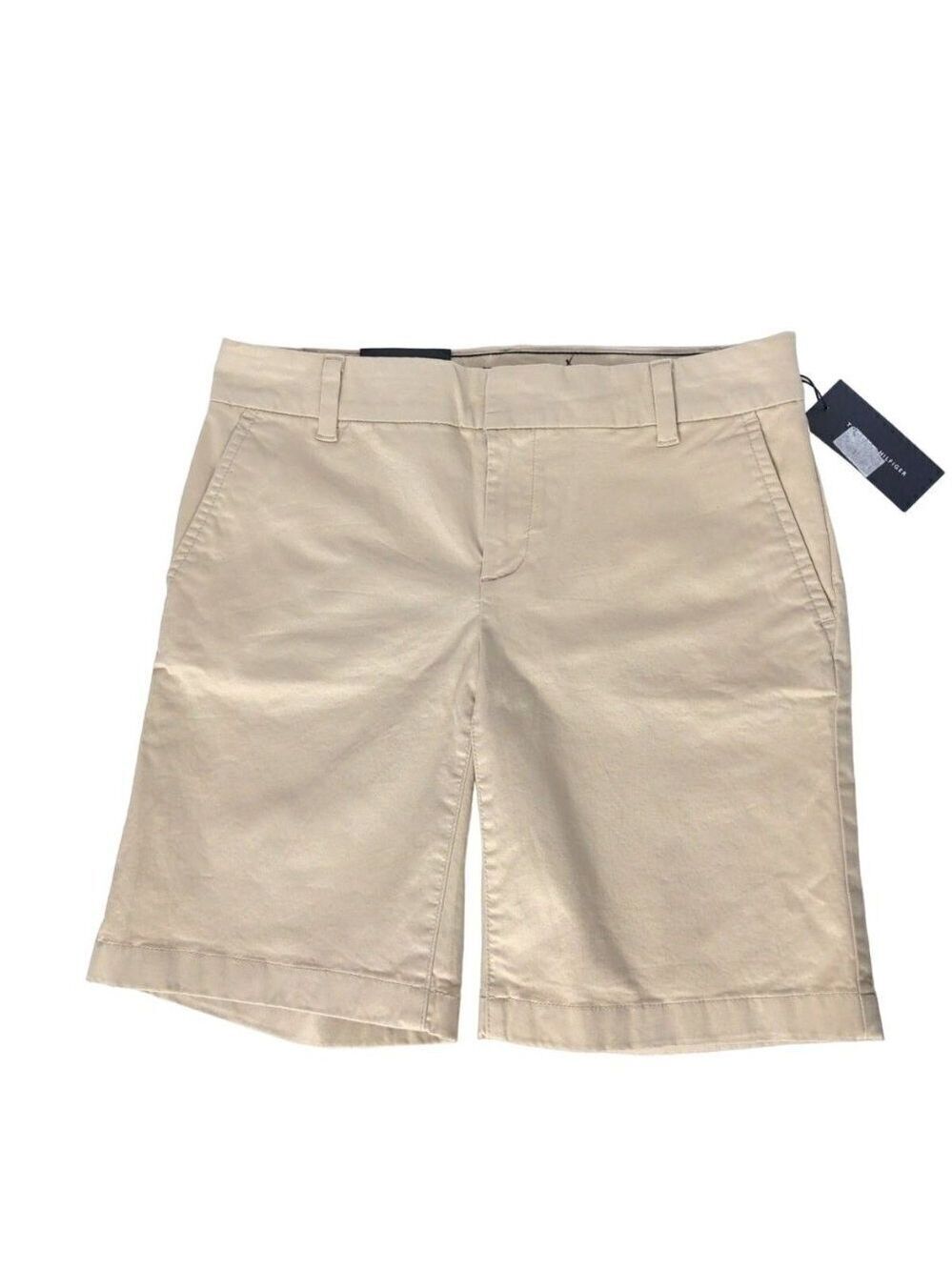 Tommy Hilfiger Women's Beige Bermuda Shorts Size 2